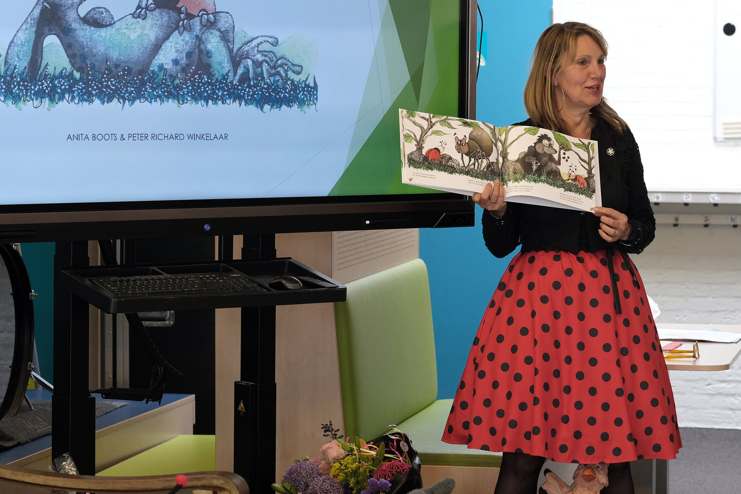 Waar zijn de stippen van Sproet? Gesigneerd door Anita Boots