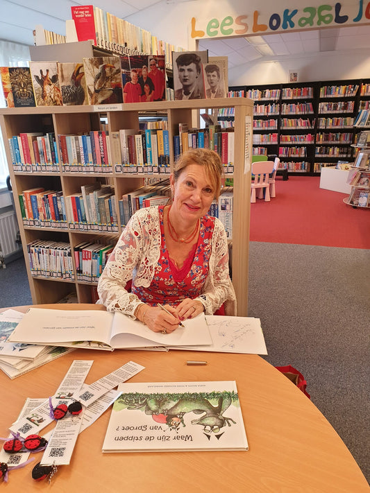 Waar zijn de stippen van Sproet? Gesigneerd door Anita Boots